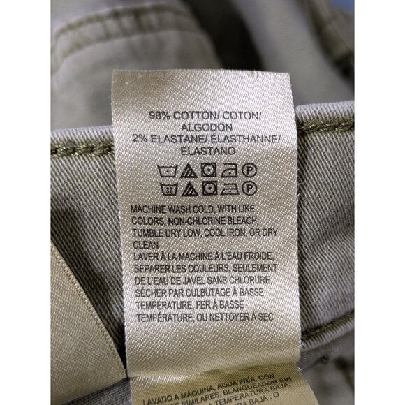 Lucky Brand Womens Olive Utility Pants Size 6/28x26 Cotton Blend Relaxed Fit - Picture 7 of 11